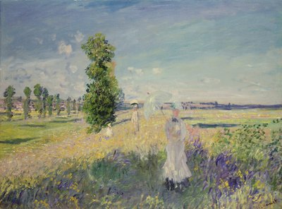 La passeggiata (Argenteuil), c.1872-75 da Claude Monet